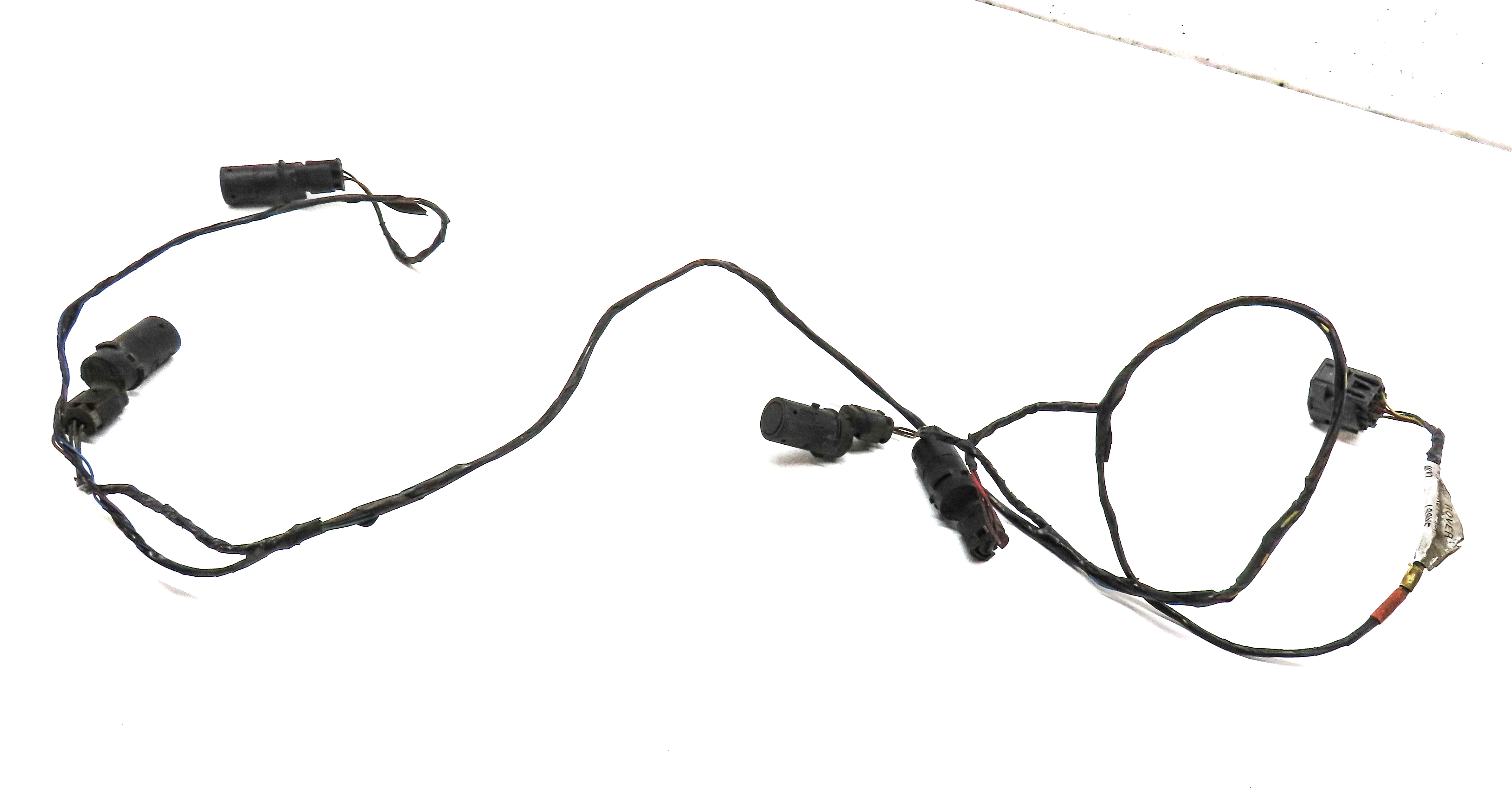 2009 RANGE ROVER SPORT (L320) REAR PARK ASSIST PDC SENSOR SET4 (BLACK) & HARNESS — exact item pictured